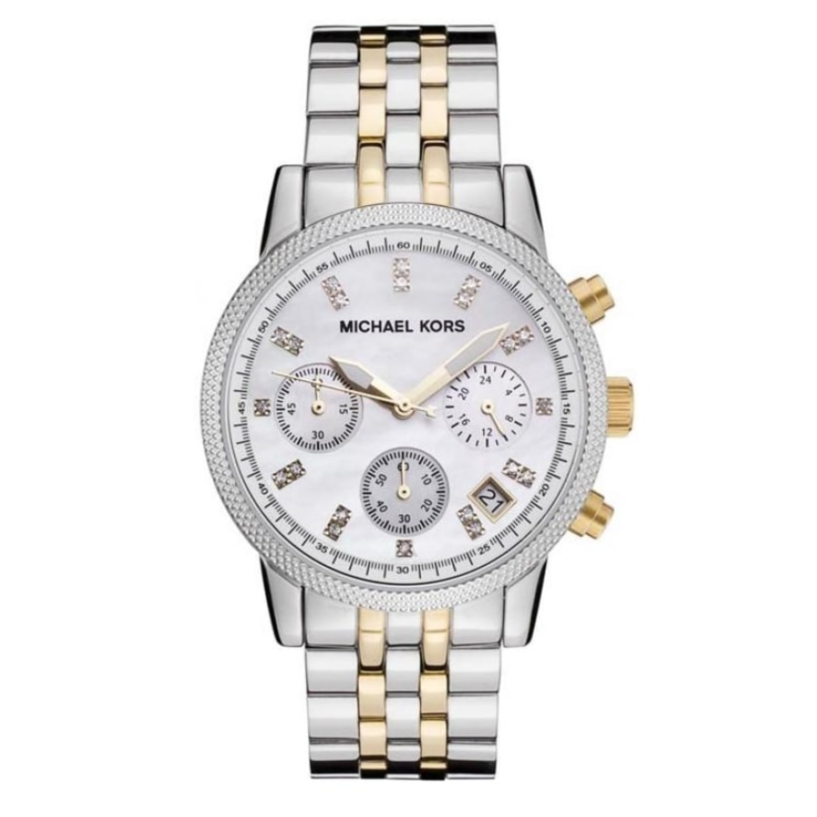 Michael Kors Montre Femme Two-tone MK5057 Michael Kors Montre Femme Two-tone MK5057