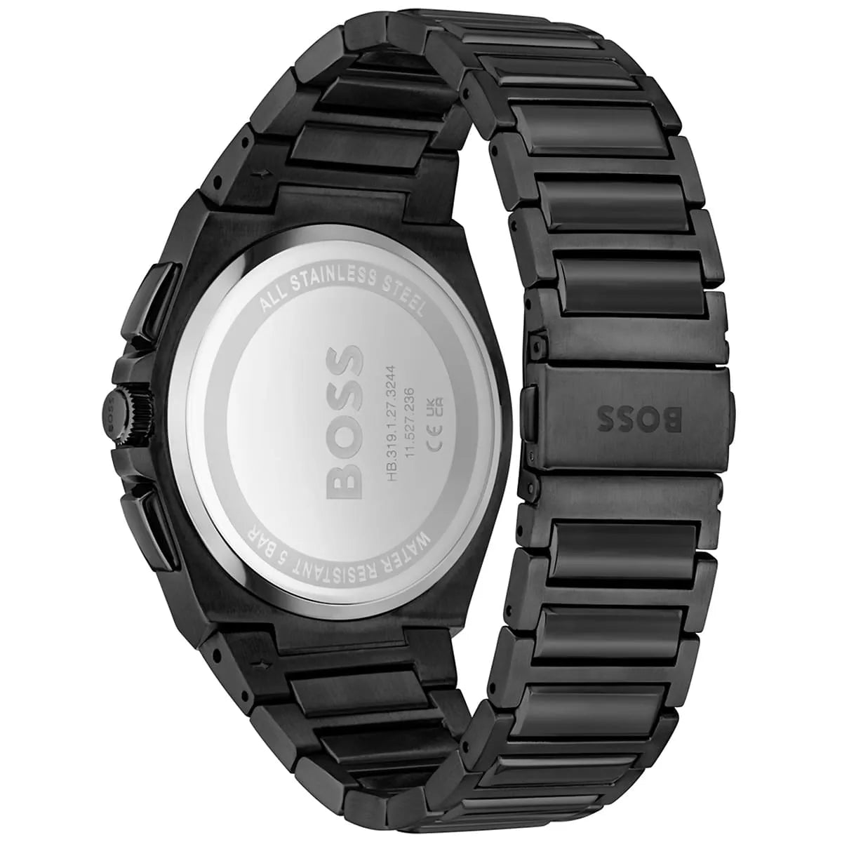 Montre HUGO BOSS Pour Hommes Steer 1514068 Noire Montre HUGO BOSS Pour Hommes Steer 1514068 Noire