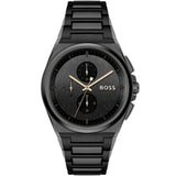 Montre HUGO BOSS Pour Hommes Steer 1514068 Noire Montre HUGO BOSS Pour Hommes Steer 1514068 Noire
