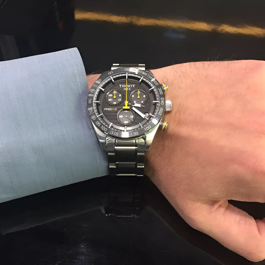 Montre chronographe Tissot PRX 516 pour homme -T100.417.11.051.00 Montre chronographe Tissot PRX 516 pour homme -T100.417.11.051.00