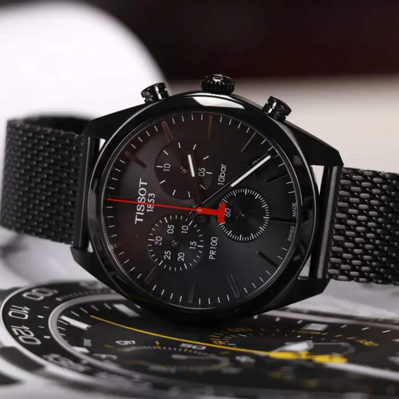 Montre chronographe Tissot PR 100 pour homme - T101.417.33.051.00 Montre chronographe Tissot PR 100 pour homme - T101.417.33.051.00