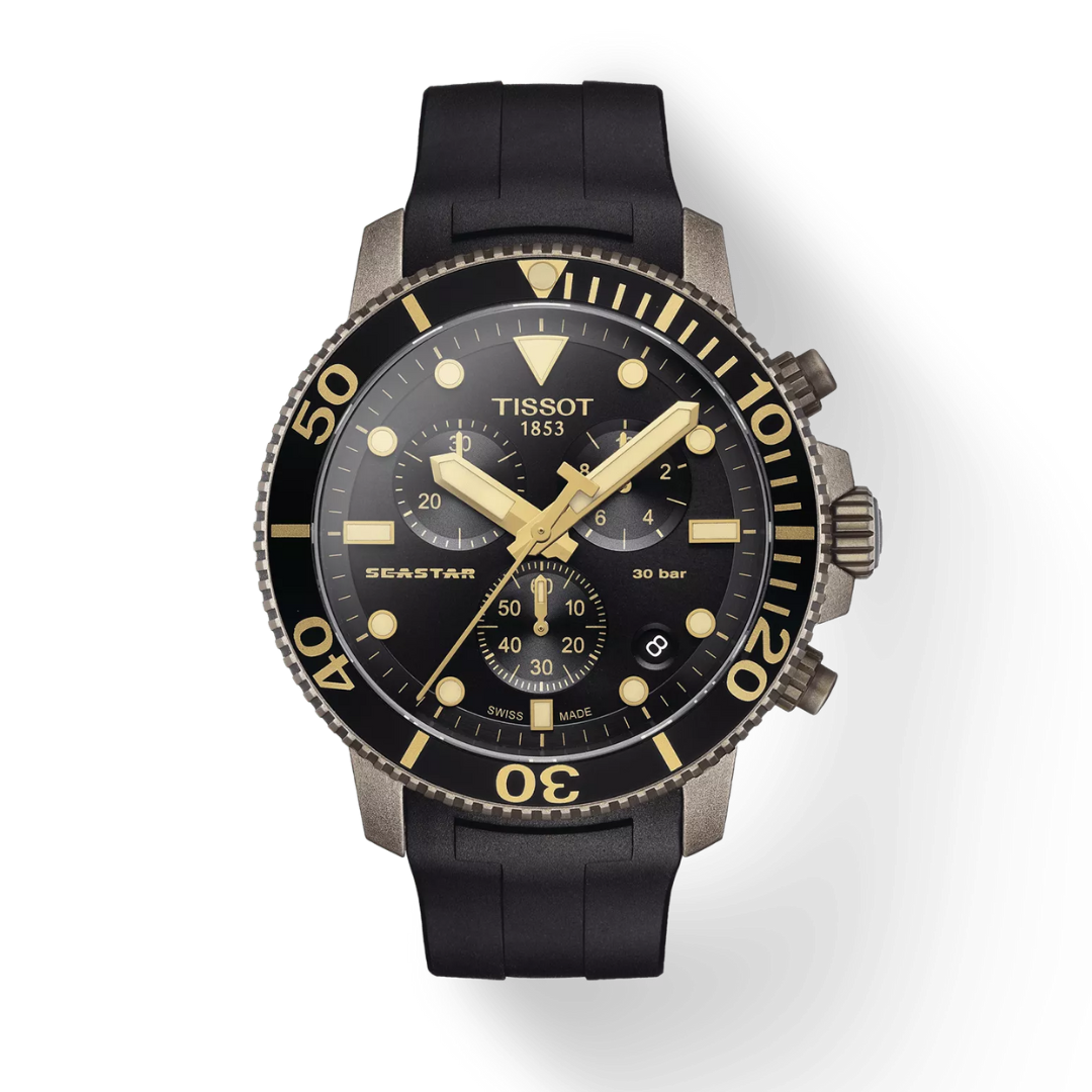 Montre chronographe Tissot Seastar 1000 pour homme - T120.417.37.051.01 Montre chronographe Tissot Seastar 1000 pour homme - T120.417.37.051.01