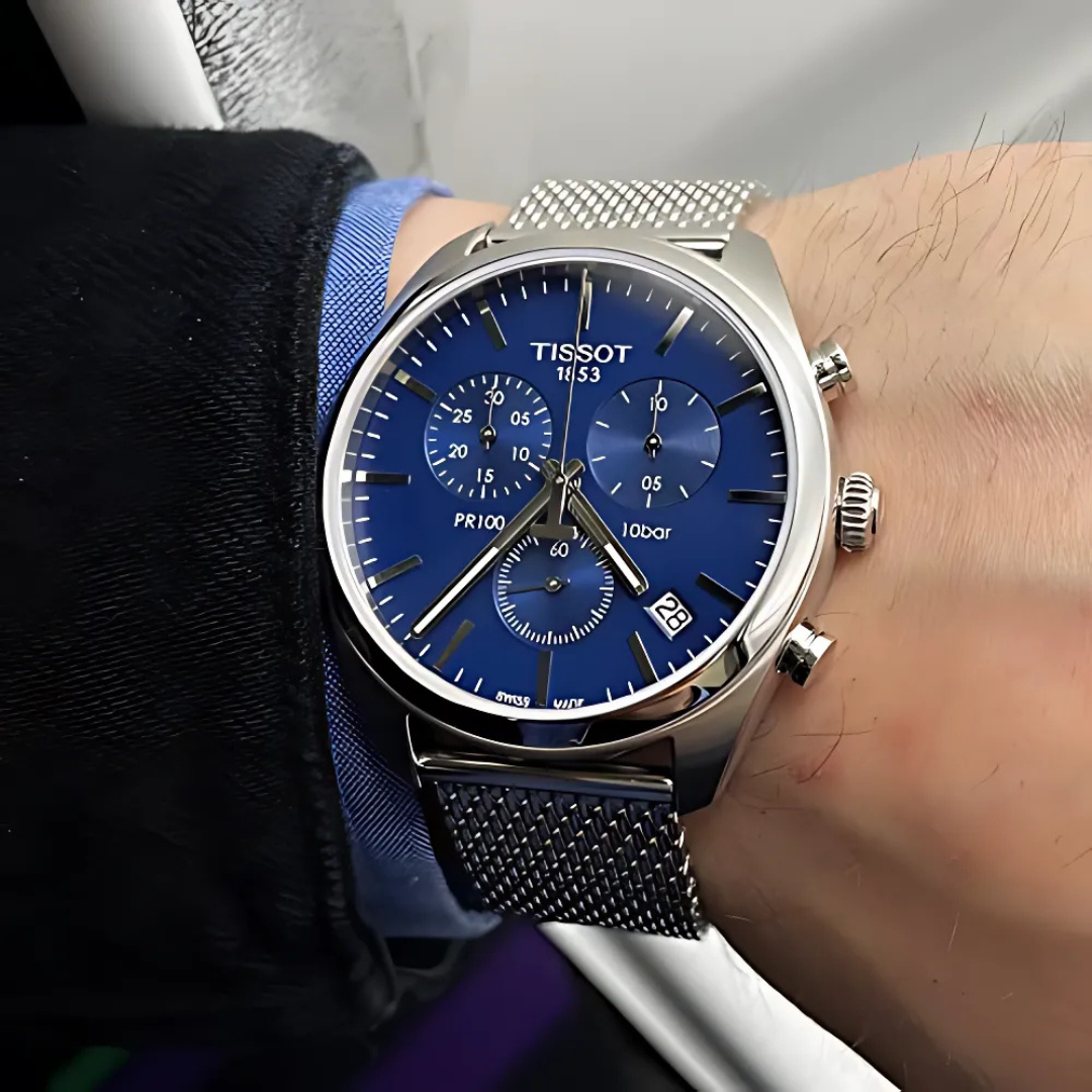 Montre chronographe Tissot PR 100 pour homme - T101.417.11.041.00 Montre chronographe Tissot PR 100 pour homme - T101.417.11.041.00