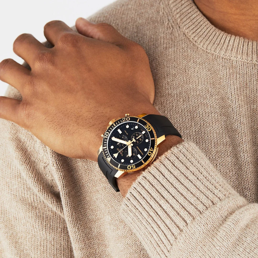 Montre chronographe Tissot Seastar 1000 pour homme - T120.417.37.051.01 Montre chronographe Tissot Seastar 1000 pour homme - T120.417.37.051.01