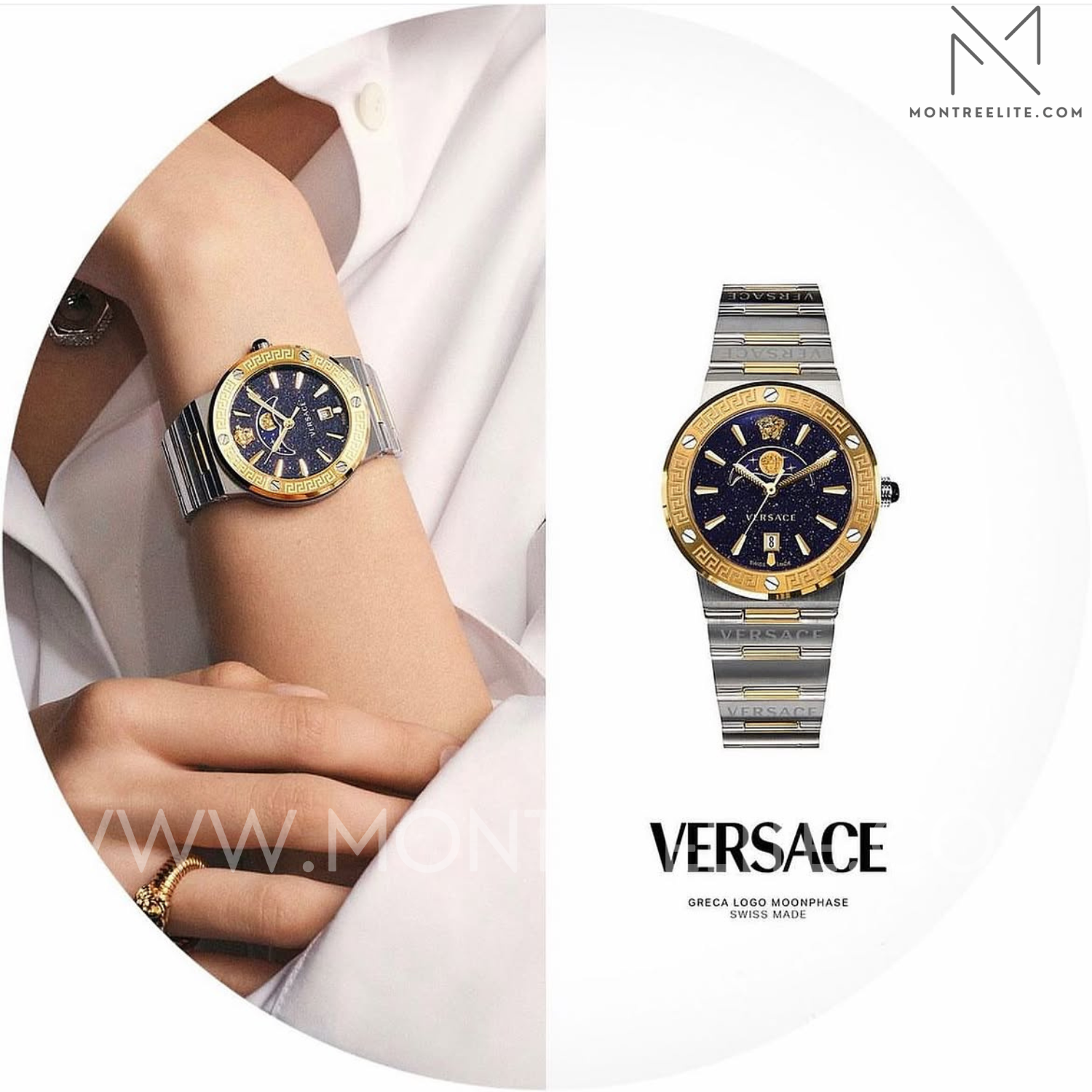 Montre Femme Versace Greca Moonphase VE7G00223