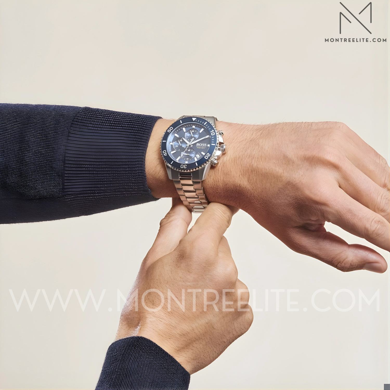 Montre Homme Boss Admiral Bleu 1513907