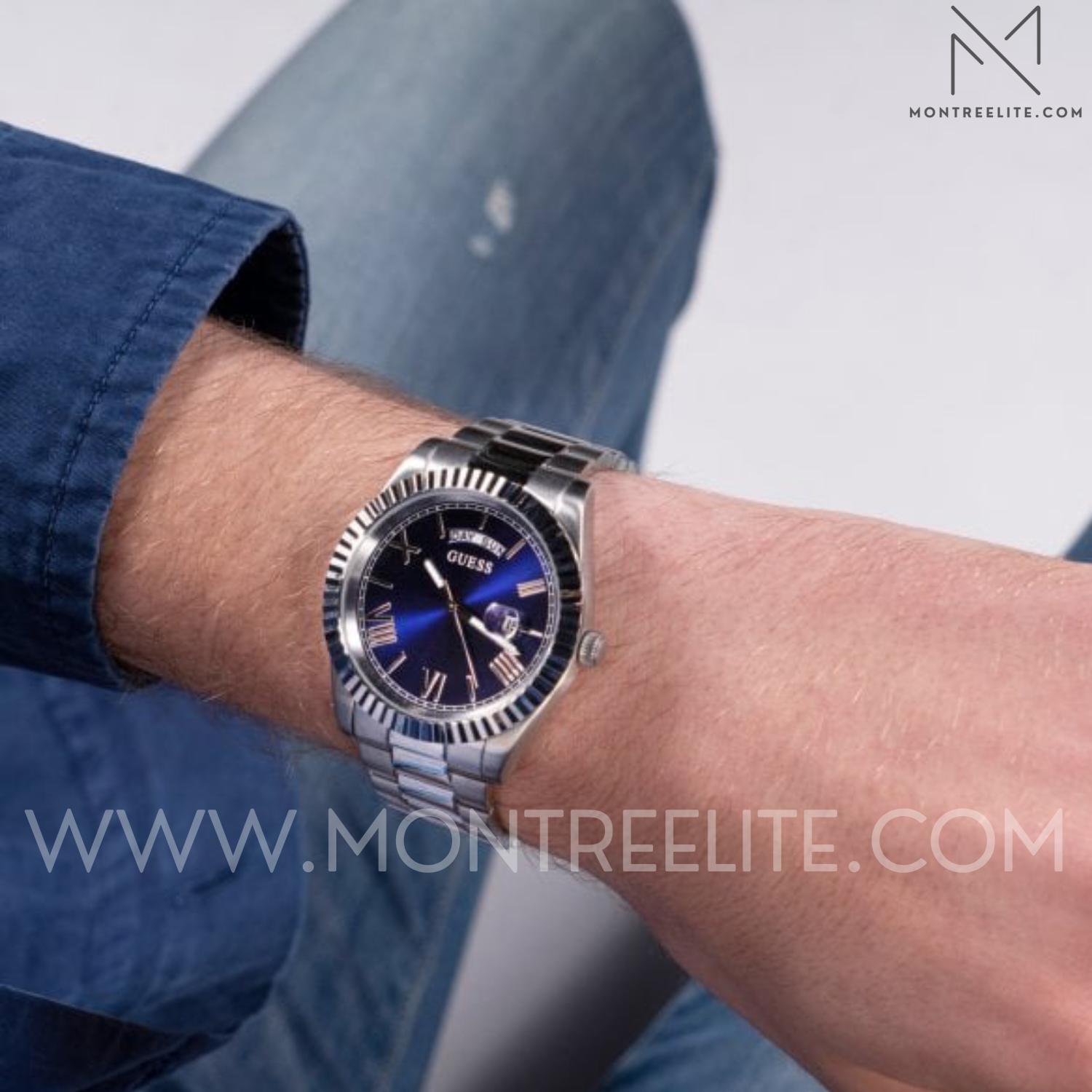 Montre GUESS ConnoiSSeur pour homme gw0265g7