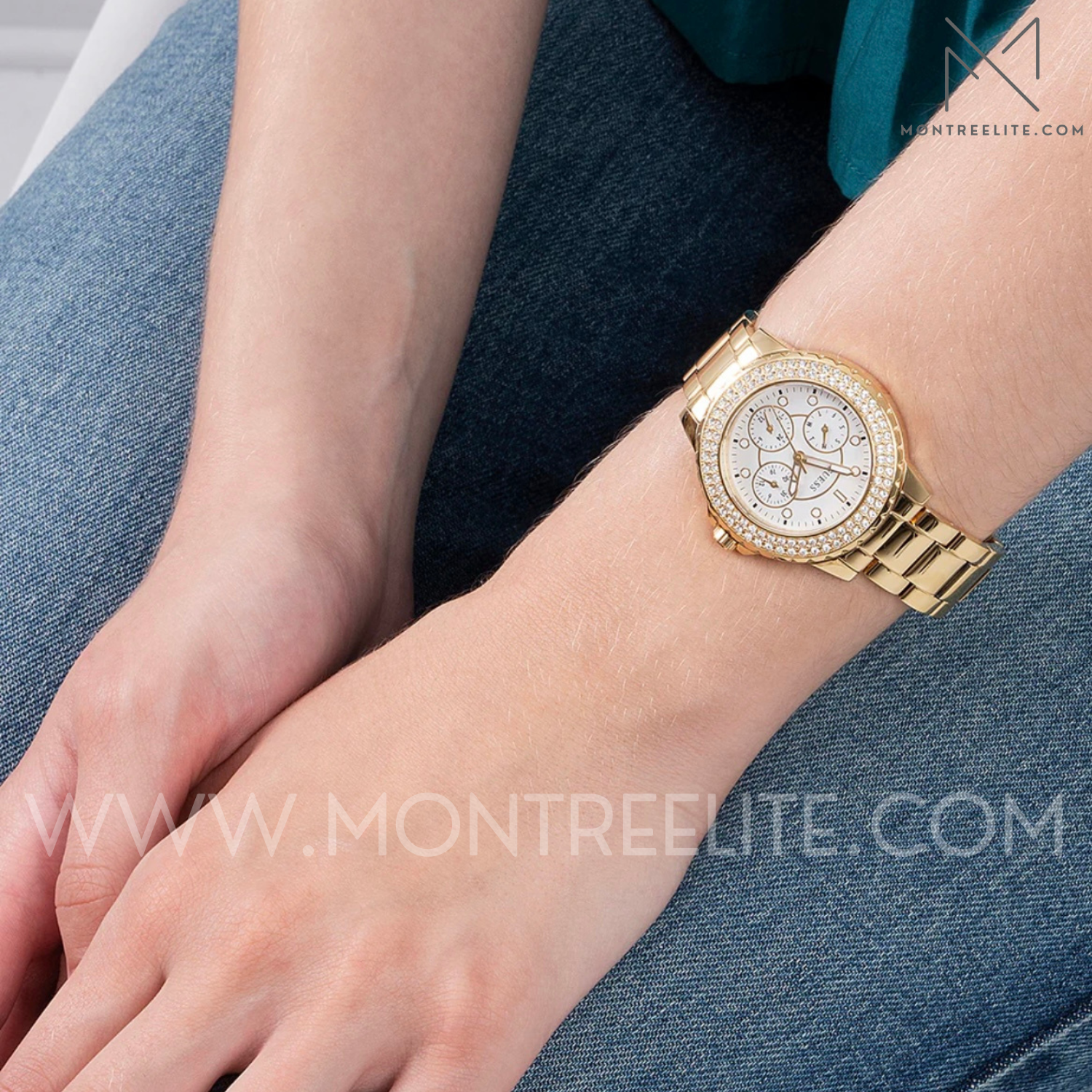 Montre femme Guess  Crown Jewel GW0410L2