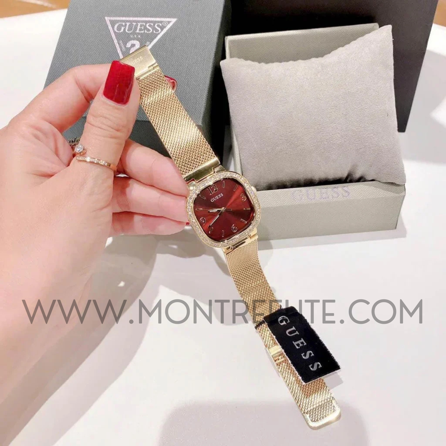 GUESS Ladies Gold Analog Watch - GW0354L4