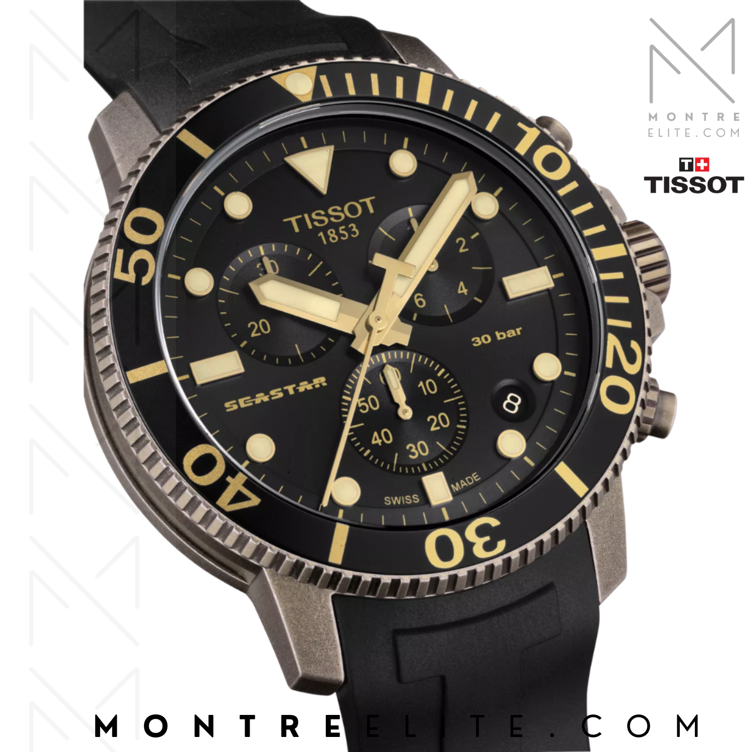 Montre chronographe Tissot Seastar 1000 pour homme - T120.417.37.051.01