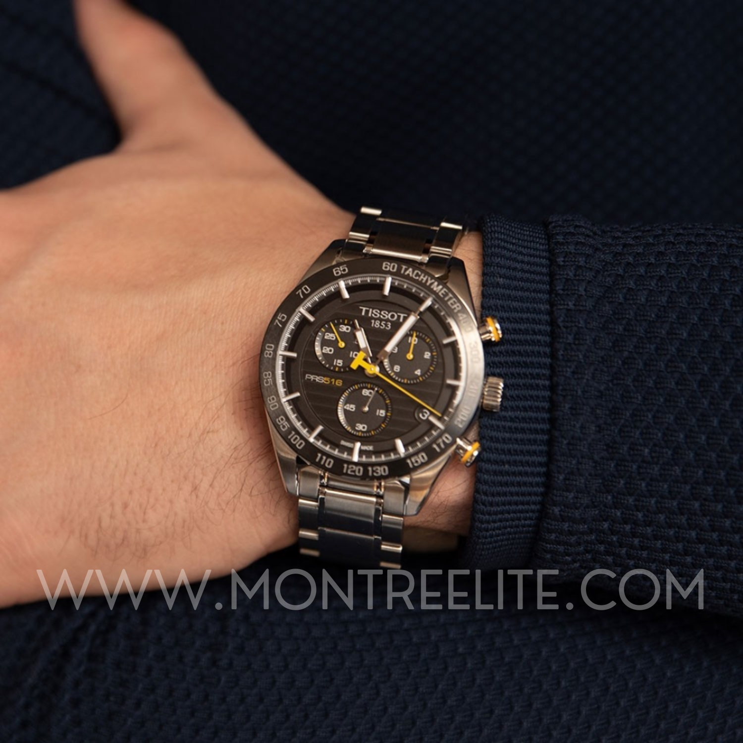 Montre chronographe Tissot PRX 516 pour homme -T100.417.11.051.00