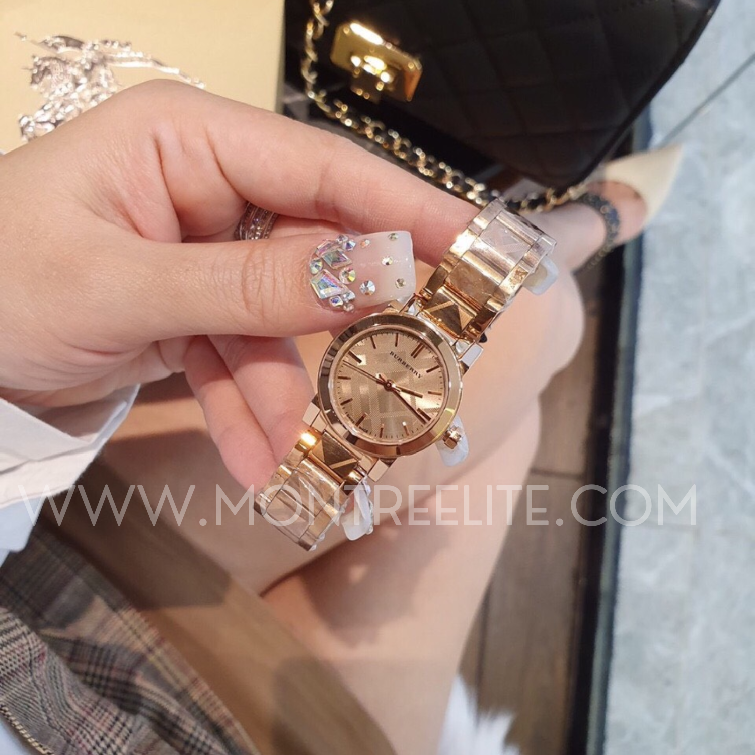 Montre Burberry femme Steel Bracelet BU9235