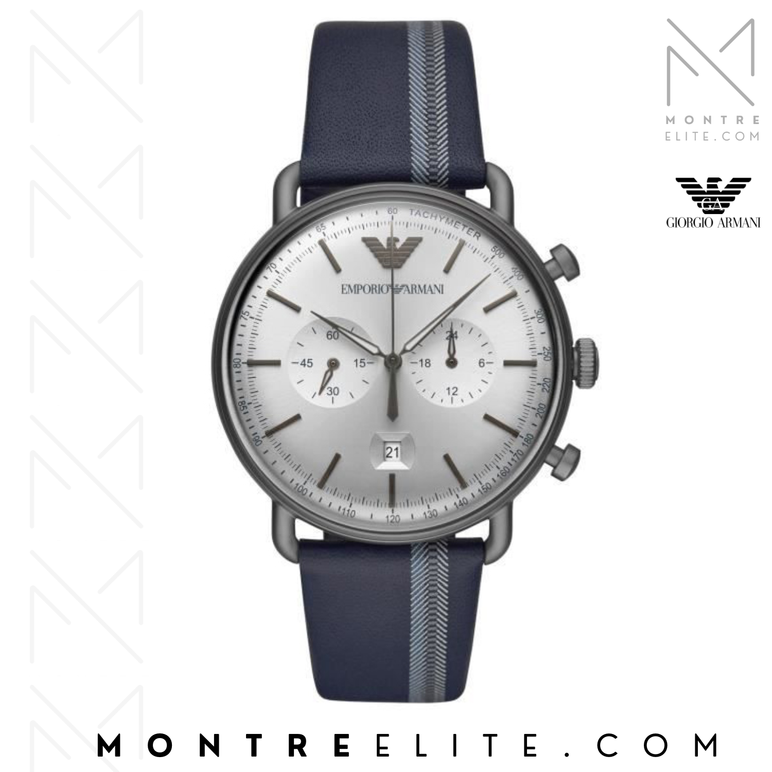 Montre Emporio Armani Aviator Pour Hommes - AR11202