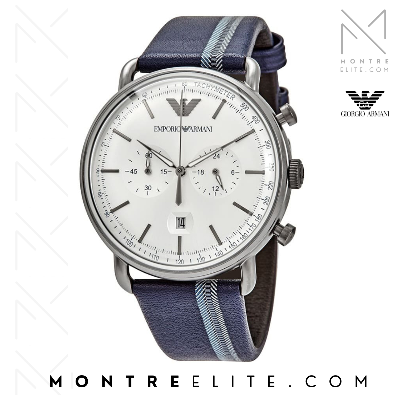 Montre Emporio Armani Aviator Pour Hommes - AR11202