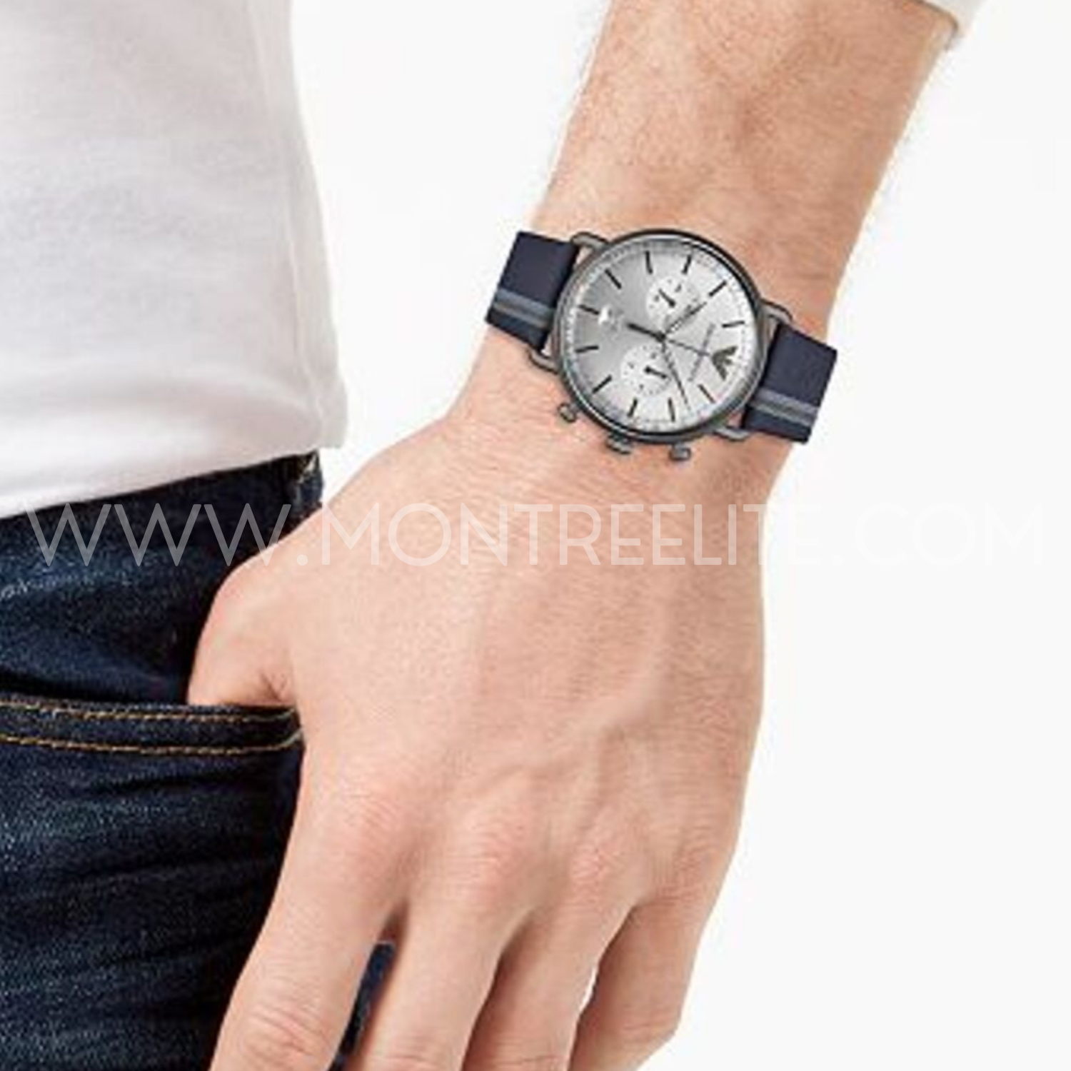 Montre Emporio Armani Aviator Pour Hommes - AR11202