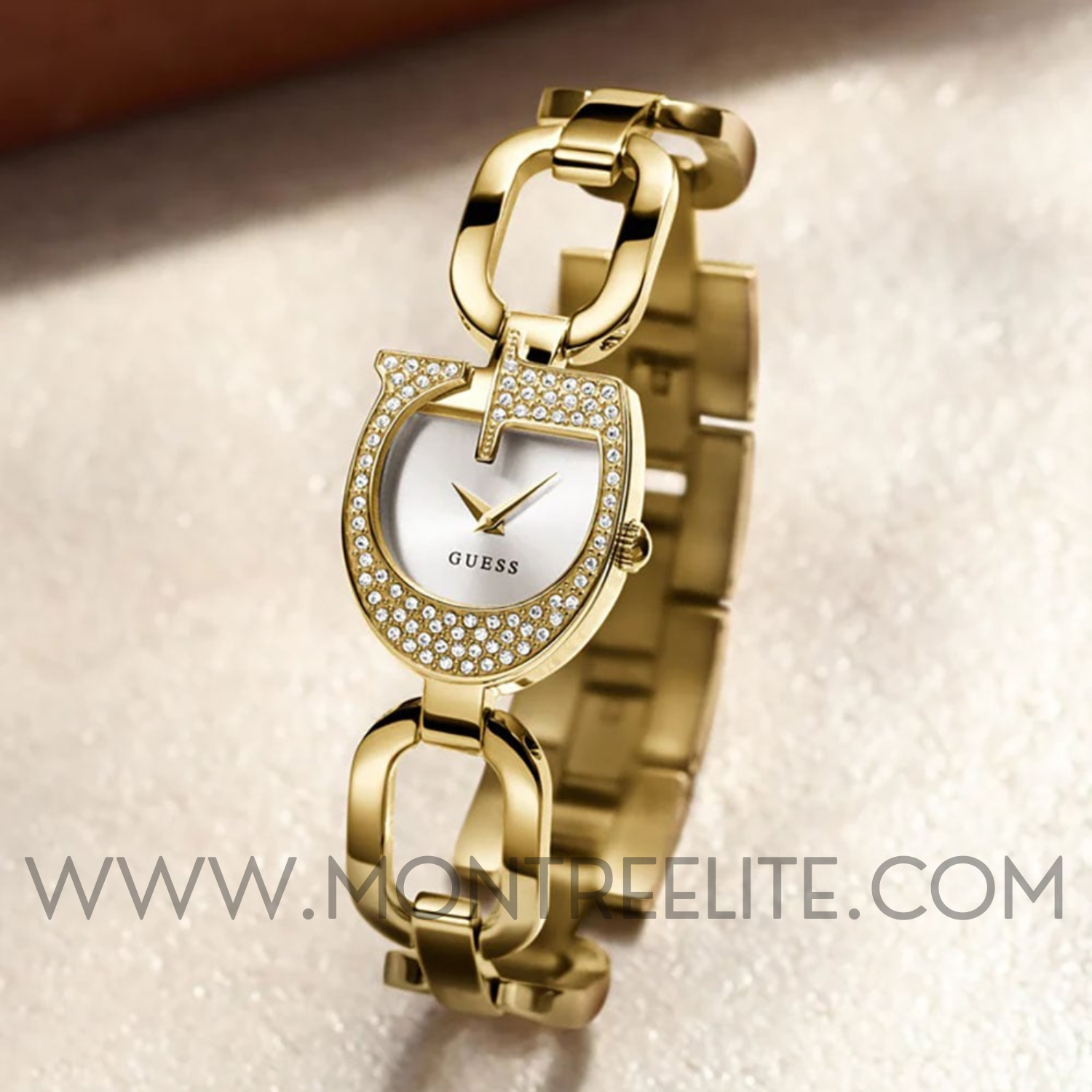 Montre Femme Guess Gia Champagne Dial Gold-tone GW0683L2