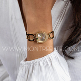 Montre Femme Guess Gia Champagne Dial Gold-tone GW0683L2