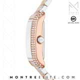 Montre femme Michael Kors Petite Emery Pavé Tri-Tone - MK4744