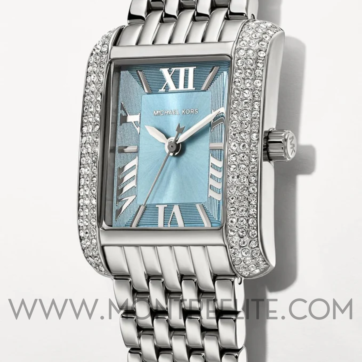 Montre Femm Michael Kors Petite Emery Pavé Silver-Tone MK4829