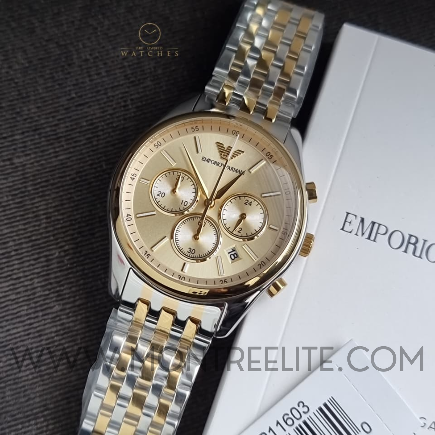 Montre Homme Emporio Armani Champagne Dial AR11603