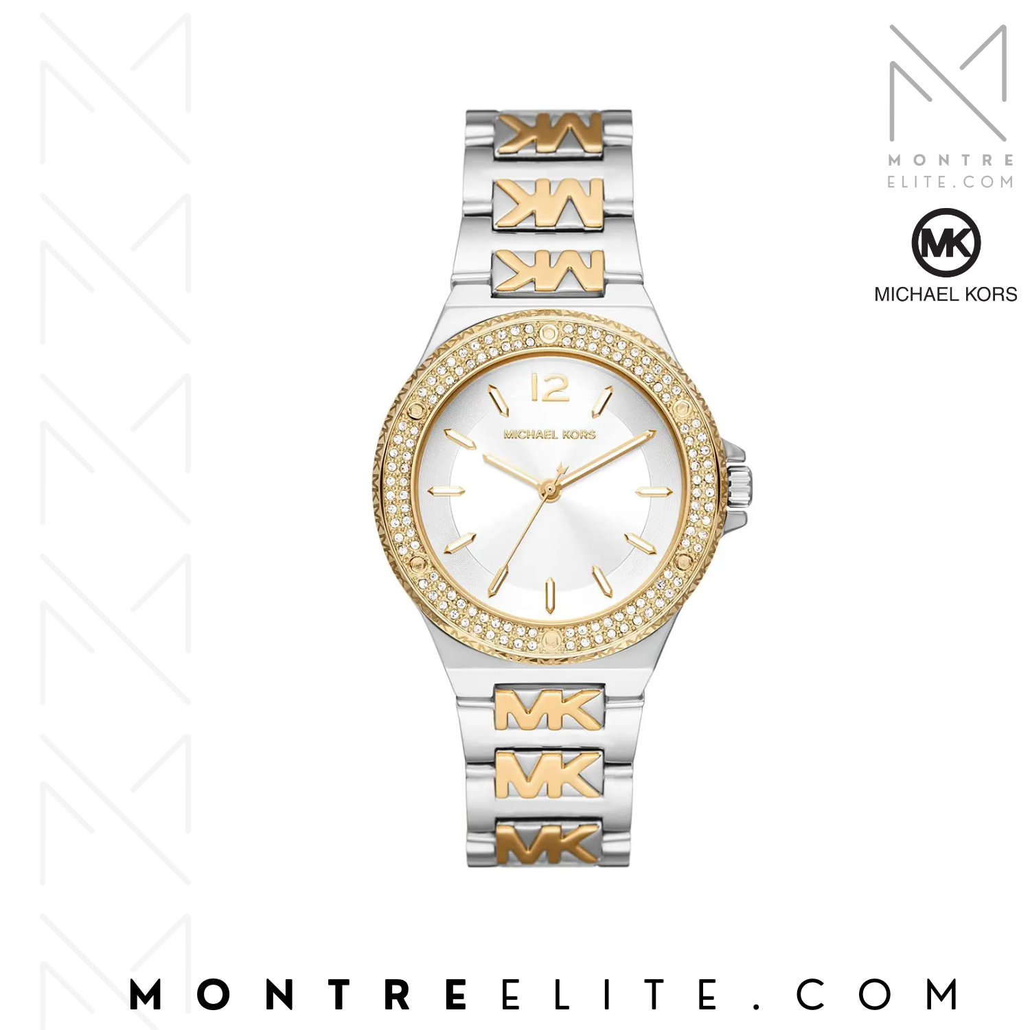 Montre femme Michael Kors Lennox Pavé Two-Tone MK7338