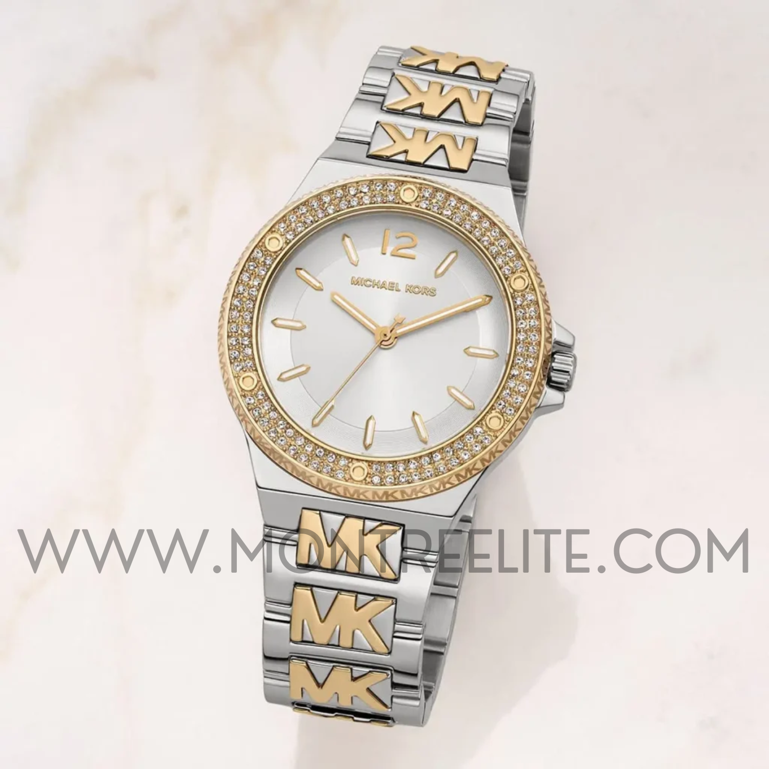 Montre femme Michael Kors Lennox Pavé Two-Tone MK7338