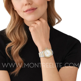 Montre femme Michael Kors Lennox Pavé Two-Tone MK7338