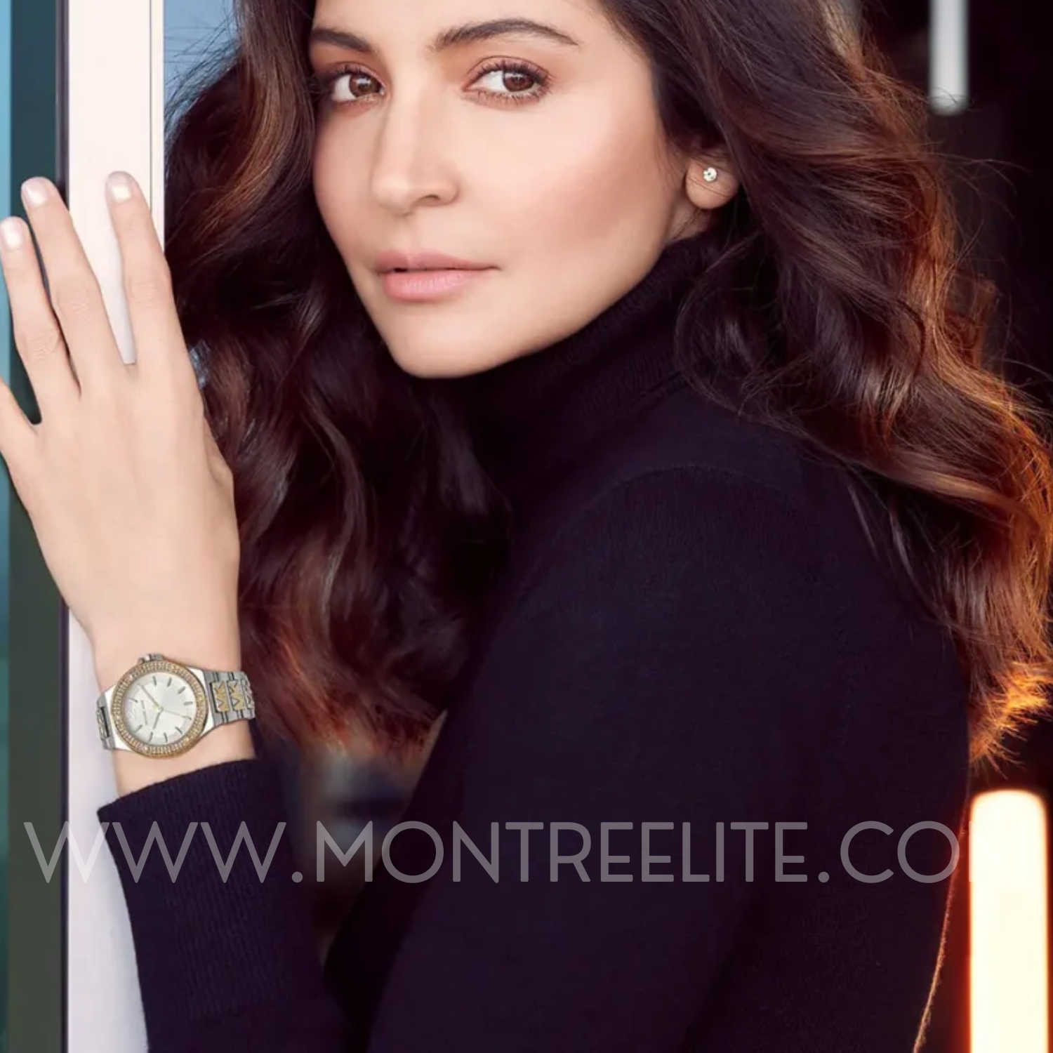 Montre femme Michael Kors Lennox Pavé Two-Tone MK7338