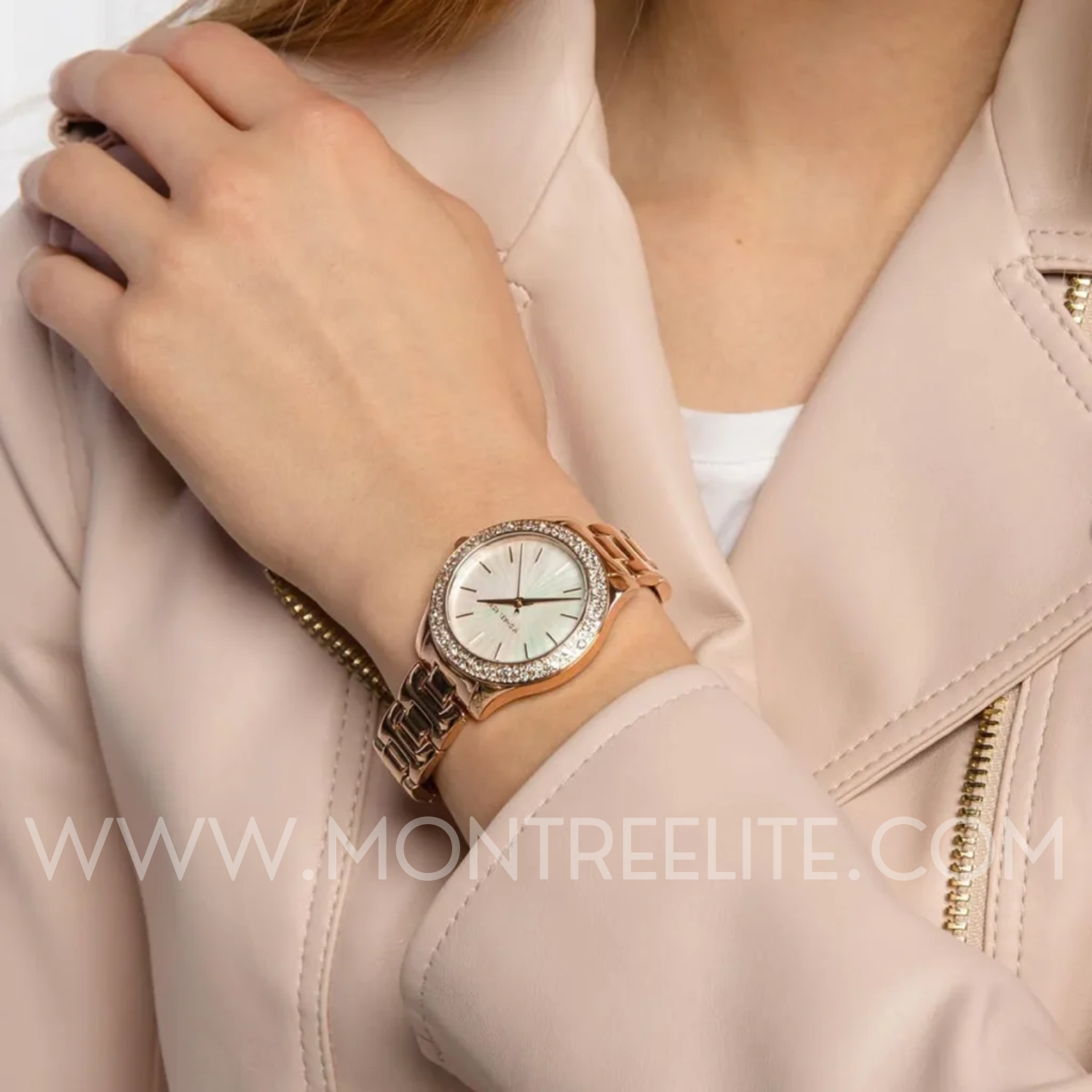 Montre femme Michael Kors Liliane Pavé Gold-Tone MK4555