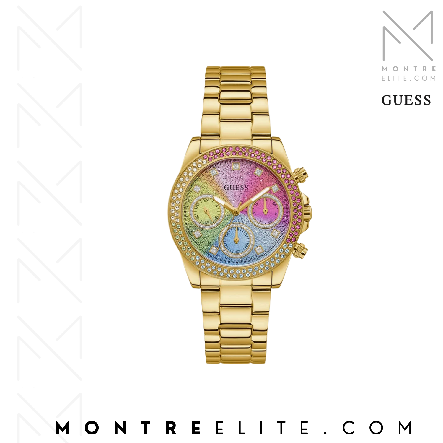 Montre Femme Guess Ladies Sol Gold Tone GW0483L4