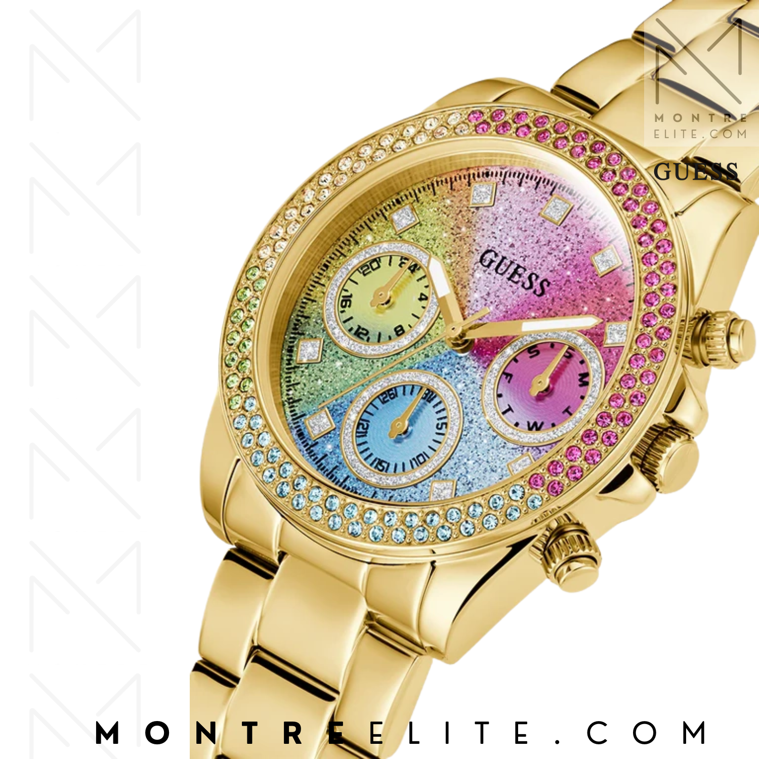 Montre Femme Guess Ladies Sol Gold Tone GW0483L4