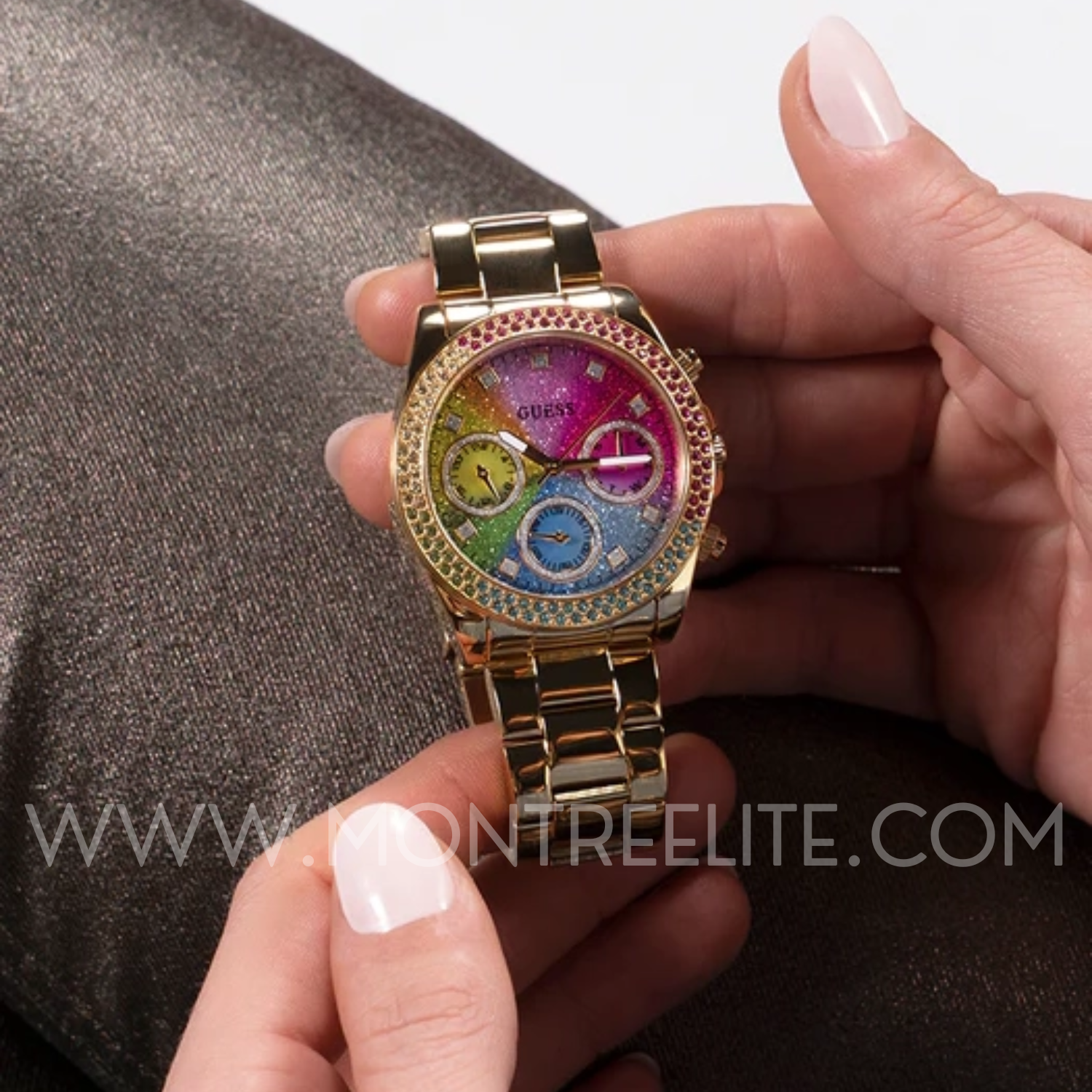 Montre Femme Guess Ladies Sol Gold Tone GW0483L4