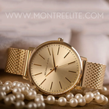 Montre Michael Kors PYPER  doré  pour femmes MK4339