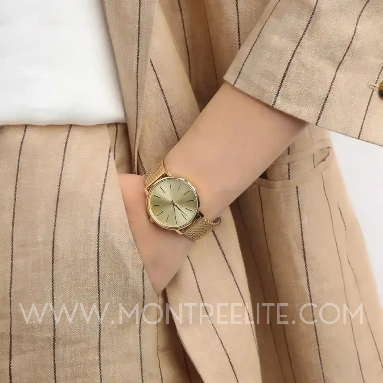 Montre Michael Kors PYPER  doré  pour femmes MK4339