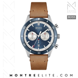 Hugo Boss Santiago pour homme en cuir tabac 1513860