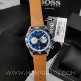 Hugo Boss Santiago pour homme en cuir tabac 1513860