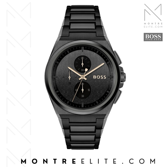 Montre HUGO BOSS Pour Hommes Steer 1514068 Noire