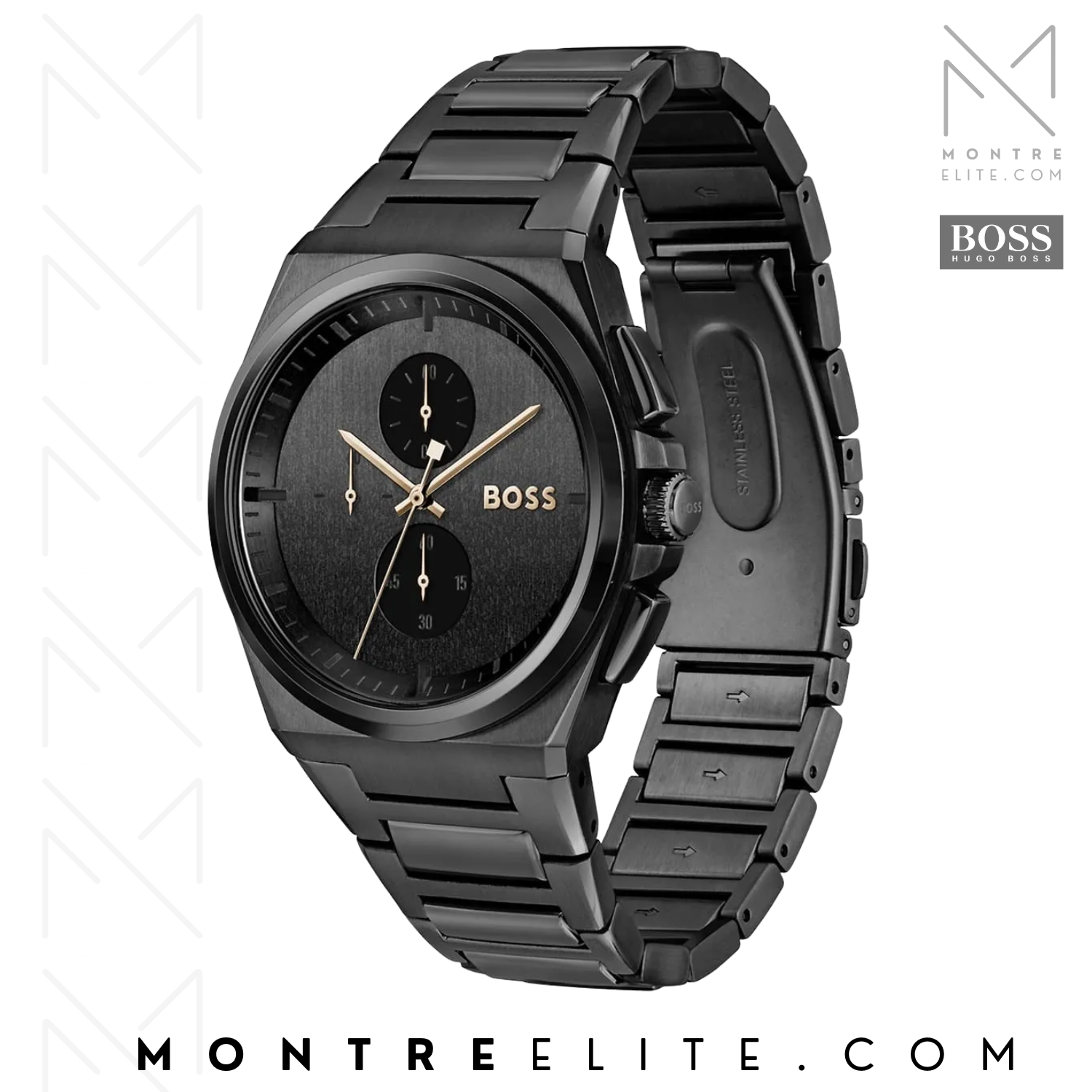 Montre HUGO BOSS Pour Hommes Steer 1514068 Noire
