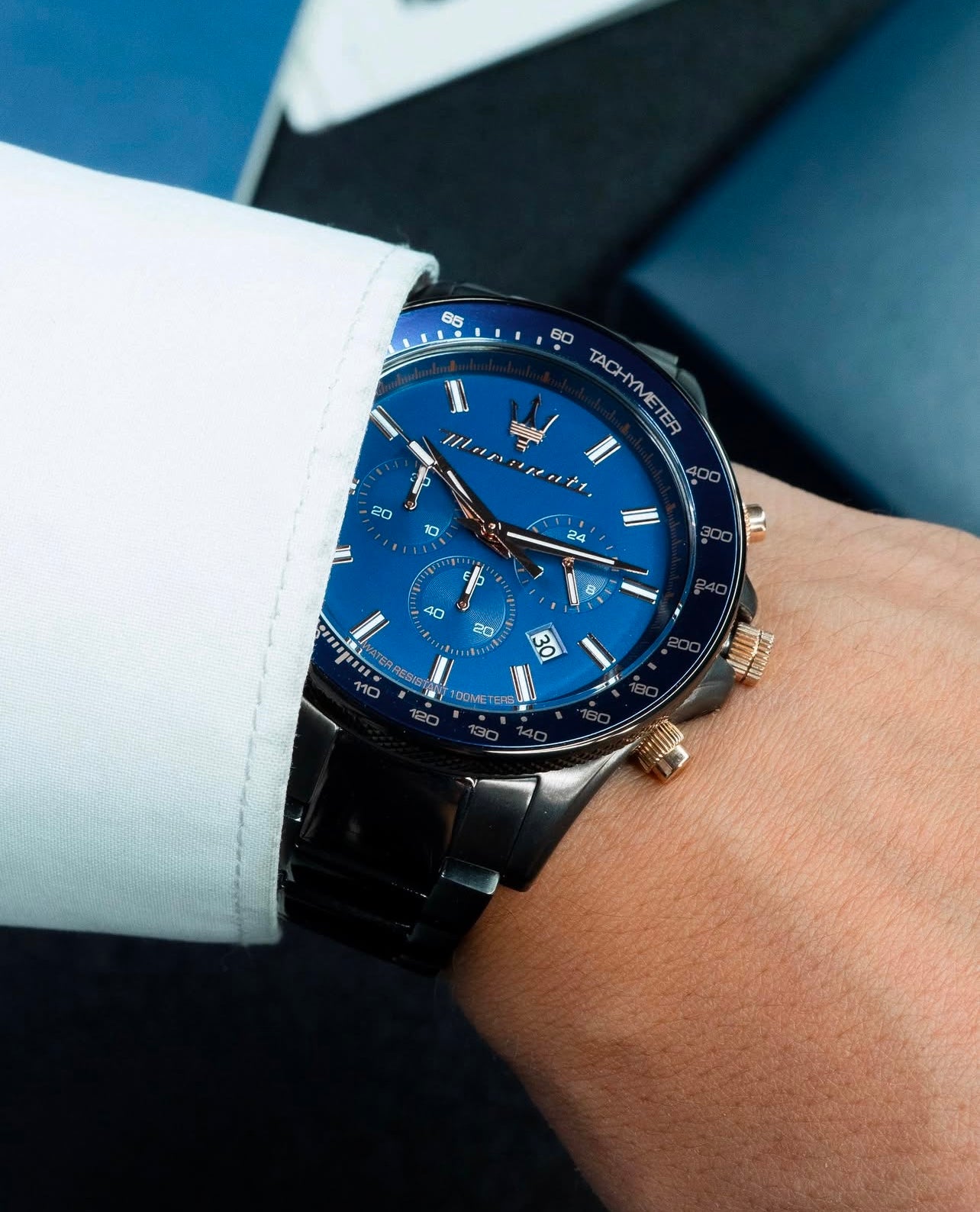Montre Homme Sfida Bleu Maserati R8873640001