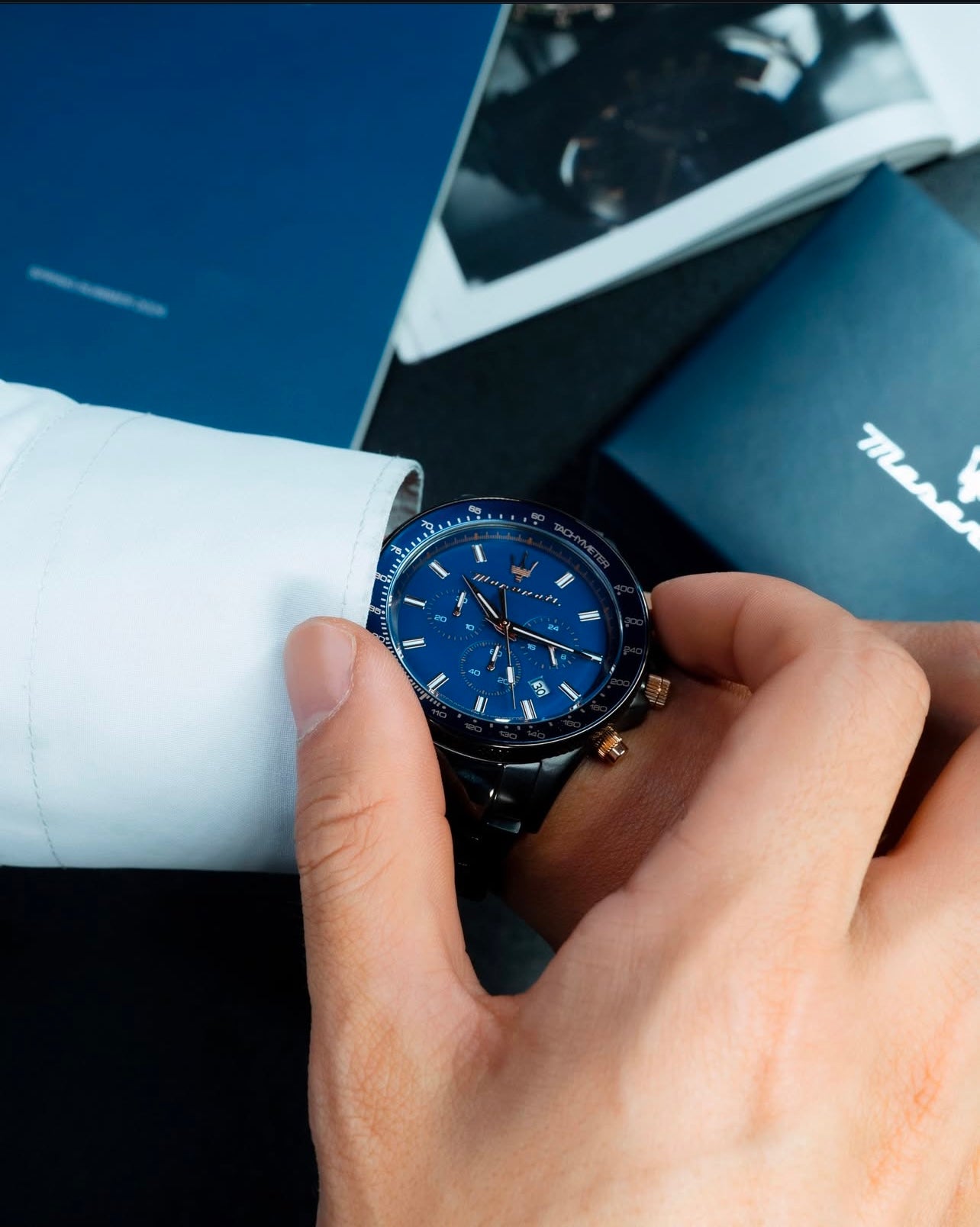 Montre Homme Sfida Bleu Maserati R8873640001